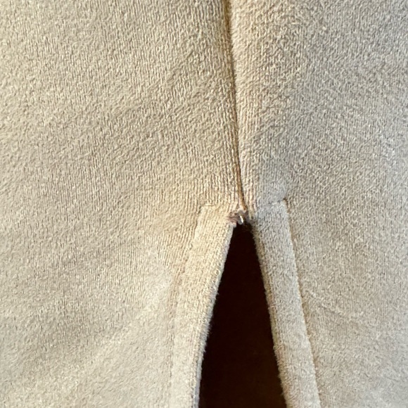 Seek The Label XS Dress Blush Nude Faux Suede Halter Stretch Australian Design - Picture 9 of 12